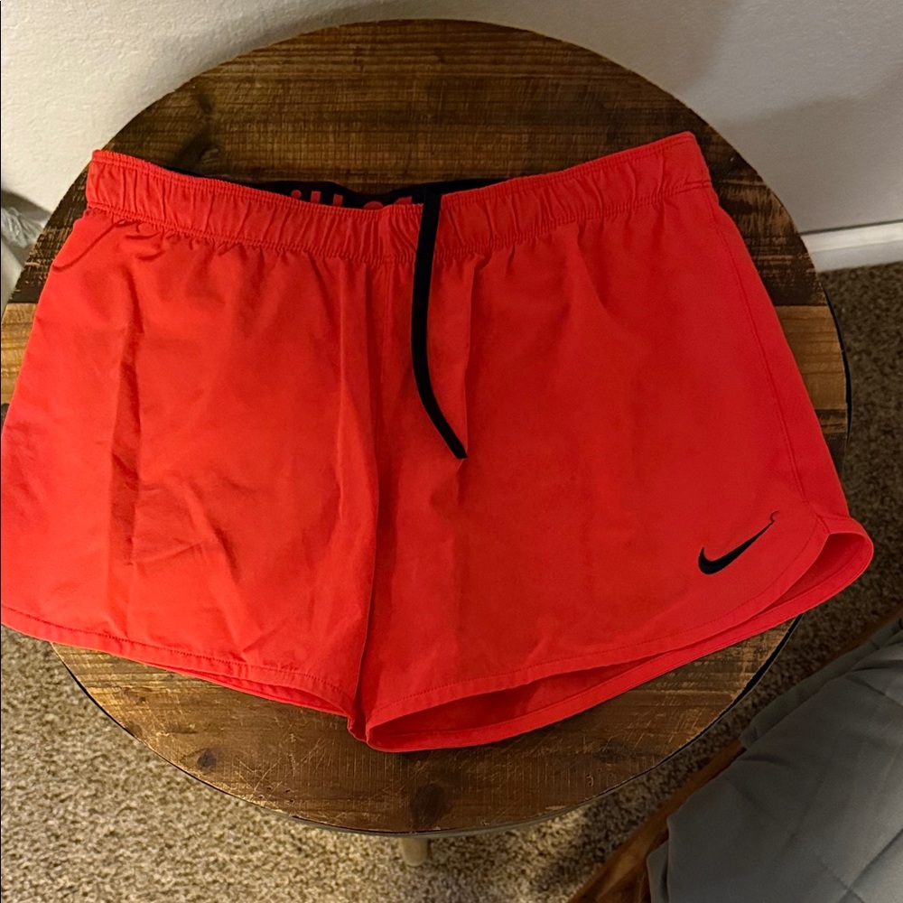 Nike Women's Bright Red Athletic Shorts